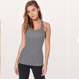 Lululemon" Cool Racerback II * Nulu Monochromic Black